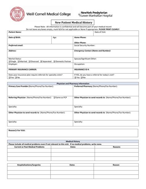 Free 5+ Medical History Forms In Pdf | Ms Word in Medical History Template Word – Pray ...