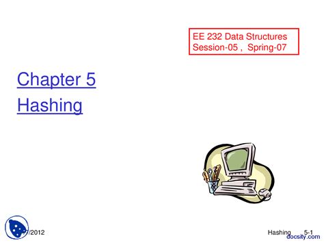 Hashing-Data Structures-Lecture Slides - Docsity