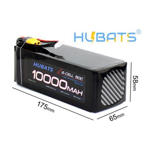 Lipo akku Li-polymer 6S 10000mAh 22.2V rechargeable Battery Pack 50C, battery for Helicopters RC ...