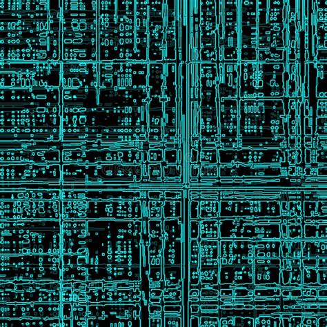 Microcircuit stock illustration. Illustration of blue - 7449538