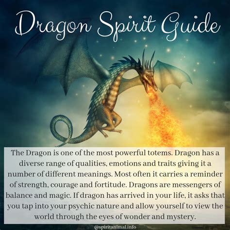 Dragon Spirit Animal - Spirit Animal Info | Dragon energy, Animal totem spirit guides, Spirit animal