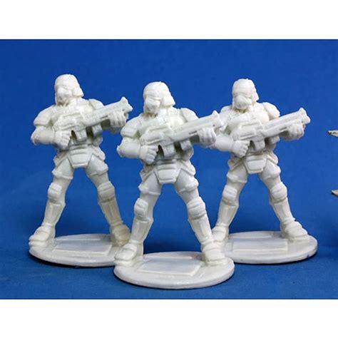 RPG Miniatures Reaper Minis Chronoscope Bones: Nova Corp: Soldier (3 ...