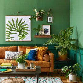 green-midcentury-modern-living-room-plants-1c2f49d1 Mid Century Modern Living Room, Living Room ...
