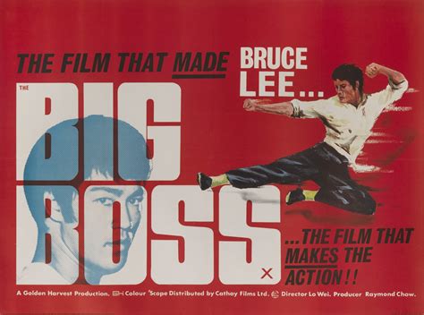 Tang Shan Da Xiong/ The Big Boss (1971), poster, British | Original Film Posters | 2022 | Sotheby's