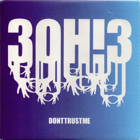 3OH!3 - Don't Trust Me (2009, CD) | Discogs