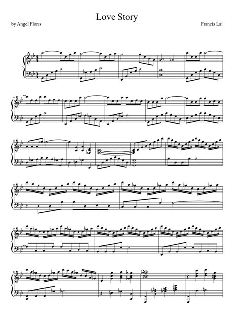 Love Story Sheet music for Piano (Solo) | Musescore.com