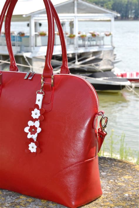 RED LEATHER BAG Leather Tote Bag Leather Shoulder Bag Large | Etsy