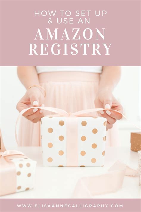 How to Set Up & Use An Amazon Wedding Registry — ElisaAnne