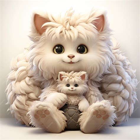 Premium AI Image | Adorable Baby Cat Illustration