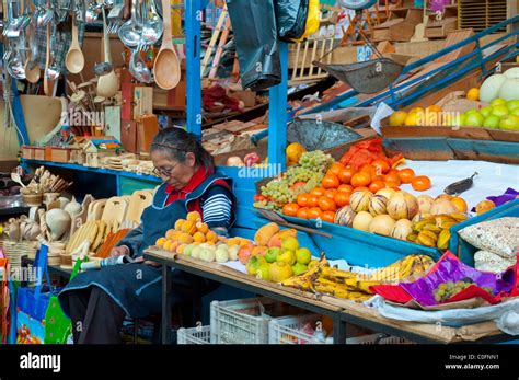 The fruit and vegetable market in Arequipa, Peru, South America Stock Photo - Alamy