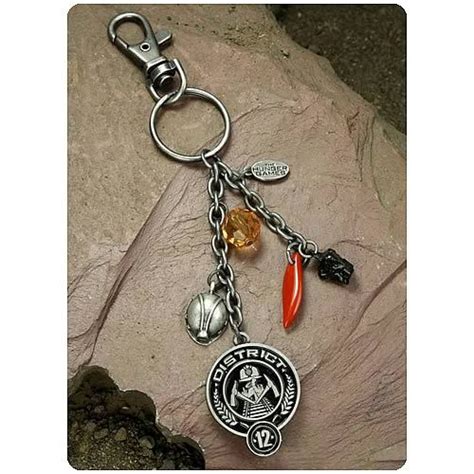 Hunger Games Movie District 12 Coal Mining Clip-On Key Chain | Bag ...