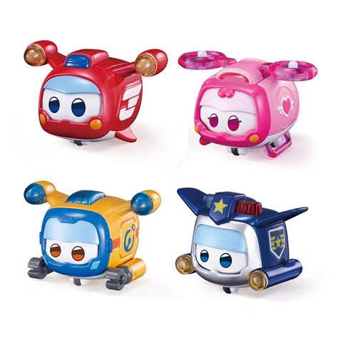 Buy Super Wings Super Pets 4 Pack New Characters from the Orginal Series Freewheeling Light ...