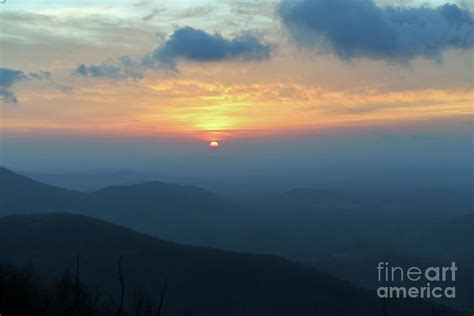 Sunrise Over the Blue Ridge Mountains Photograph by Kerri Farley - Fine Art America