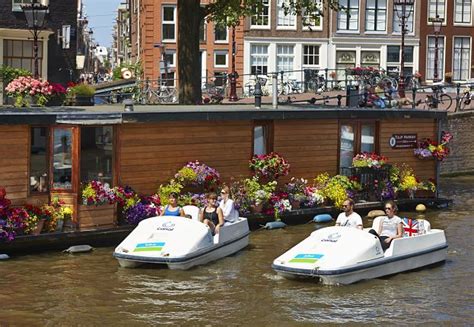 Pedal Boats - discover Amsterdam | Stromma.nl | Heineken experience, Amsterdam canals, Boat rental