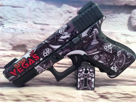 Glock 19 Gen 3 Custom Gun Wrap – High Caliber Graphix