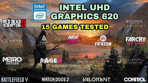 Intel UHD Graphics 620 Test in 15 Games ! 2020 - YouTube