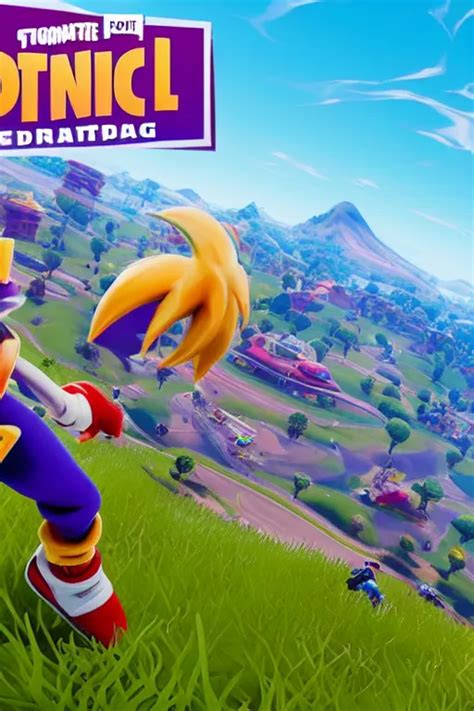 sonic in fortnite, fortnite promotion | Stable Diffusion | OpenArt