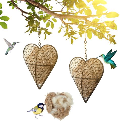 Amazon.com: Menkxi 2 Pcs Hummingbird Nesting Material,Hummingbird ...