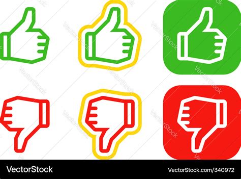 Vote signs Royalty Free Vector Image - VectorStock