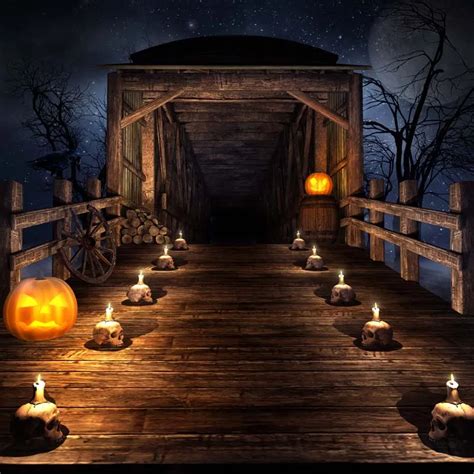 Halloween theme Vinyl Custom Photography Backdrop Prop Photo Studio Backgrounds HA 225-in ...