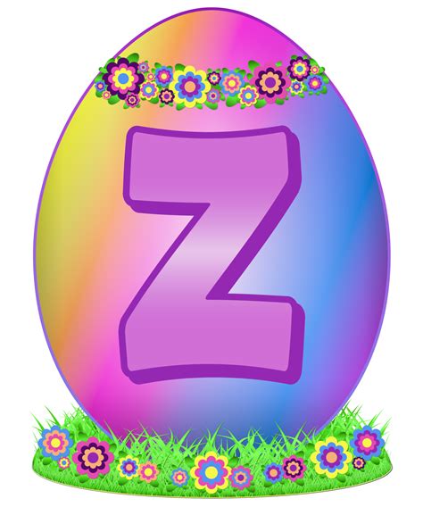 Easter Egg Letter Z Free Stock Photo - Public Domain Pictures