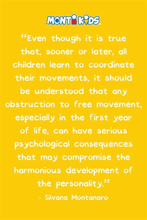 Inspiring Montessori Quote by Silvana Montanaro | Montessori lessons, Montessori quotes, Montessori