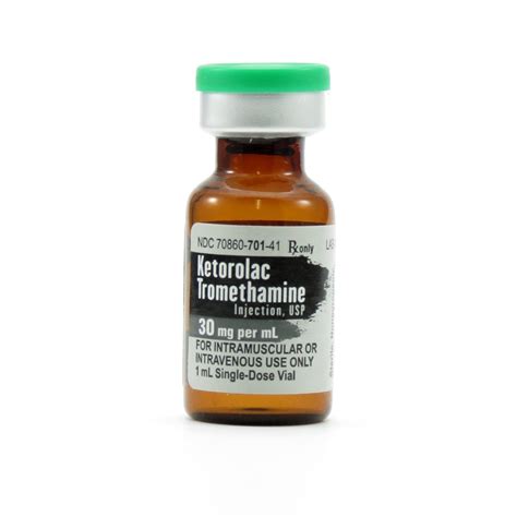 Ketorolac IV/IM, 30mg/mL, SDV, 1mL/Vial, 25/Tray | McGuff