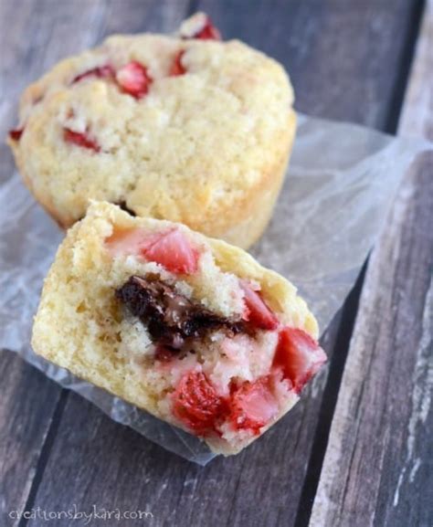 Recipe for Strawberry Nutella Muffins