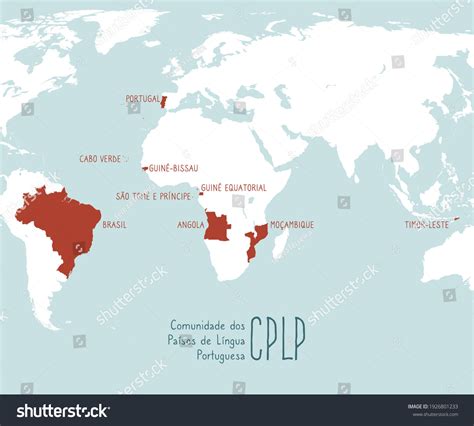 Portuguese Language Map