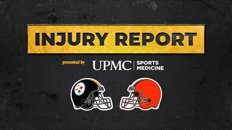 Week 3 Injury Report (Browns)