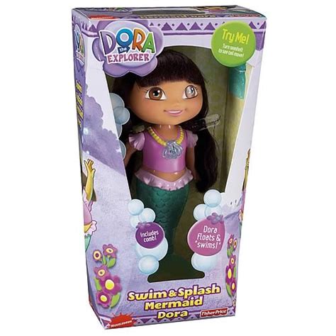 Dora the Explorer Swim & Splash Mermaid Dora Doll