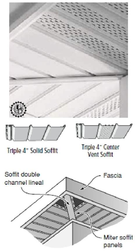 12 in. x 12 in. White Triple 4 in. Center Vent Vinyl Soffit - Lenco ...