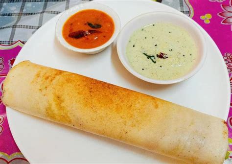 Butter sada crispy dosa Recipe by Mohini Gupta - Cookpad