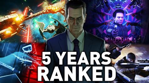 5 Years of VR Games Ranked - Best VR Games Of All Time - YouTube