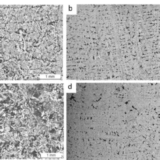 Microstructure of sample 4. (a) and (b) show microstructure observed at ...