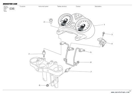 Ducati Monster S4R 2003-2008 Parts Catalogue PDF