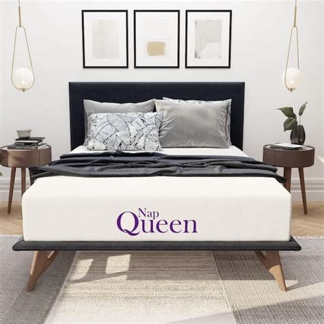 NapQueen Elizabeth Queen Medium Gel Memory Foam 12 in. Mattress NQ721231 - The Home Depot