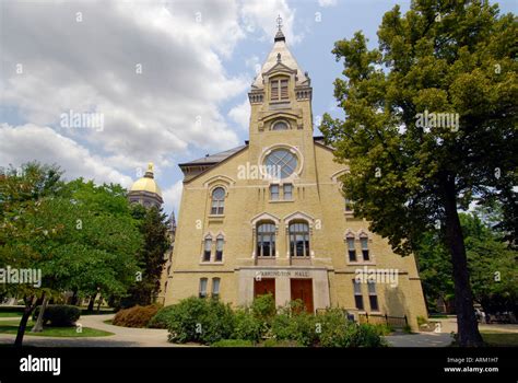 Washington Hall on the campus of the University of Notre Dame campus at ...