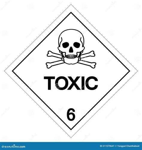 Toxic Label Symbol Sign ,Vector Illustration, Isolate on White ...