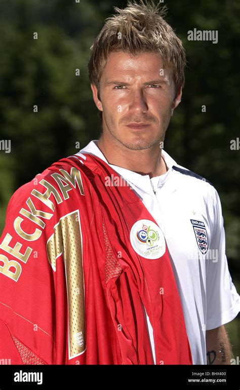 World Cup 2006. David Beckham England football captain prior to the ...