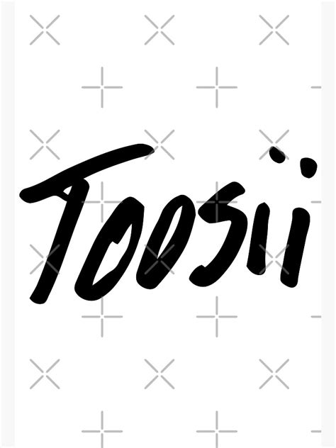 "Toosii Merch Toosii Logo" Poster for Sale by RedhirZo | Redbubble