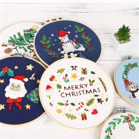 Christmas Embroidery Kit Christmas Full Embroidery Kit Suitable For ...