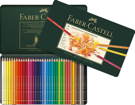 Faber-Castell Polychromos Colour Pencils Tin Of 24: Amazon.co.uk: Office Products