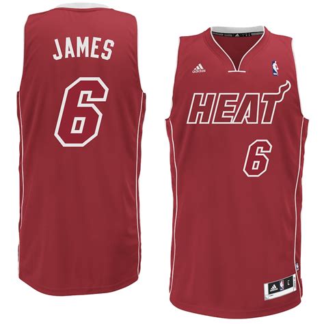 adidas LeBron James Miami Heat 2013 Pride Swingman Jersey - Red