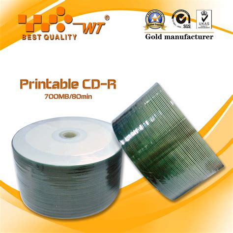 CD-R Printable Disco en blanco (WT imprimibles CD-R) - China Cd-R Printable y Printable CD-R precio