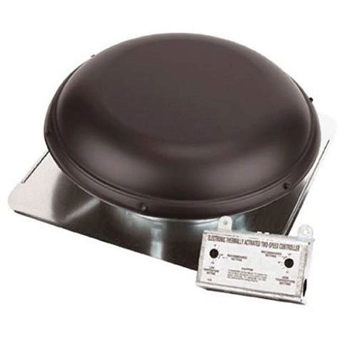 AIR VENT 53848 Roof Mounted Power Attic Ventilator, Brown : Amazon.in ...