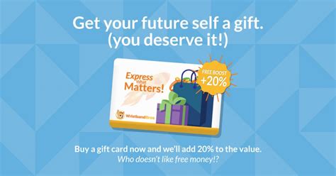 20% Boosted Gift Cards – The Wristband Blog