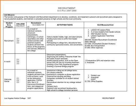 recruitment plan example recruitment marketing plan example agencylate ...