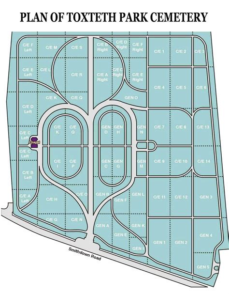 Toxteth Park Cemetery Map – Toxteth Park Cemetery