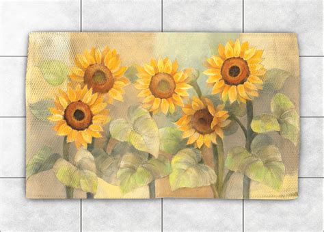 August Sunflowers Accent Rug | Accent rugs, Cool rugs, Colorful rugs